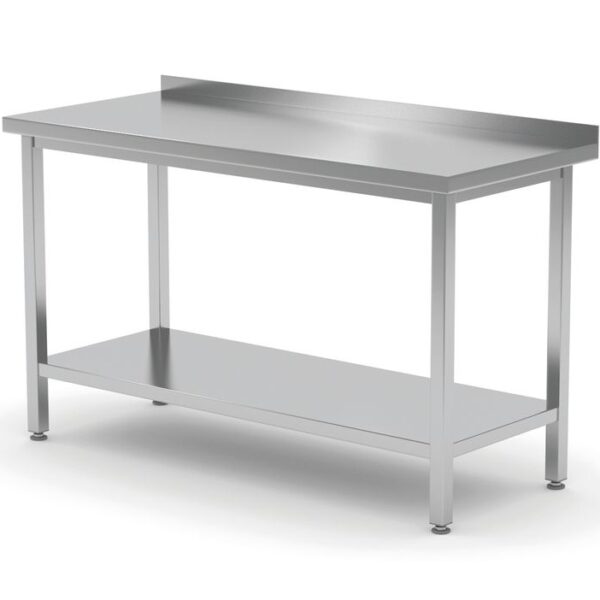 Wall table with shelf – bolted