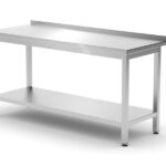 Wall table with shelf – bolted