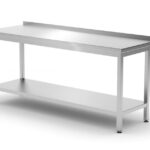 Wall table with shelf – bolted