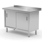 Wall table cabinet with sliding doors – welded