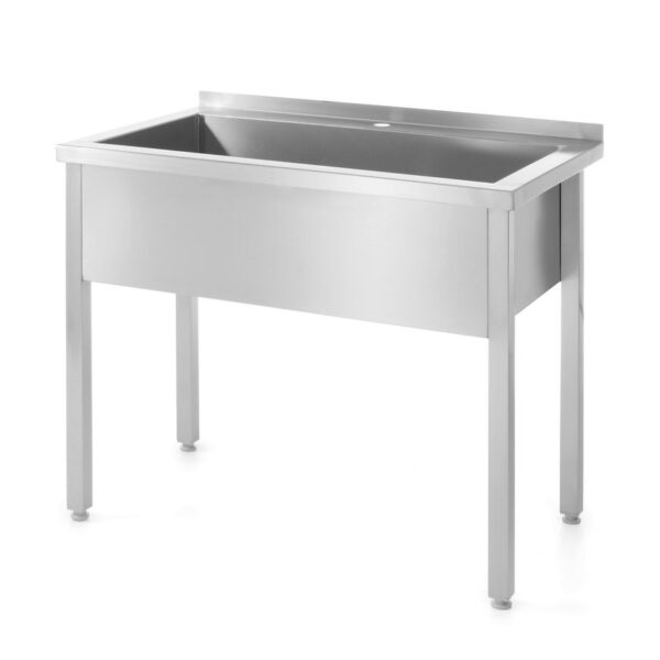 Table with single wash trough – welded