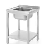 Sink table with shelf – bolted