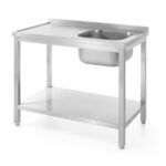 Sink table with shelf – bolted