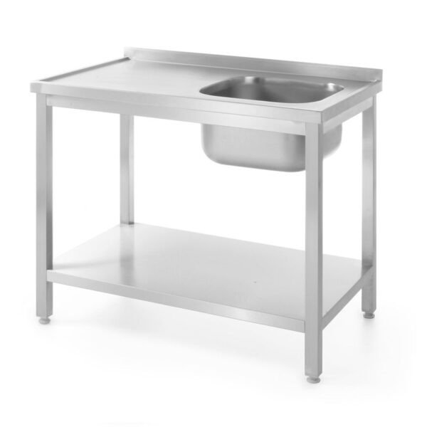 Sink table with shelf – bolted