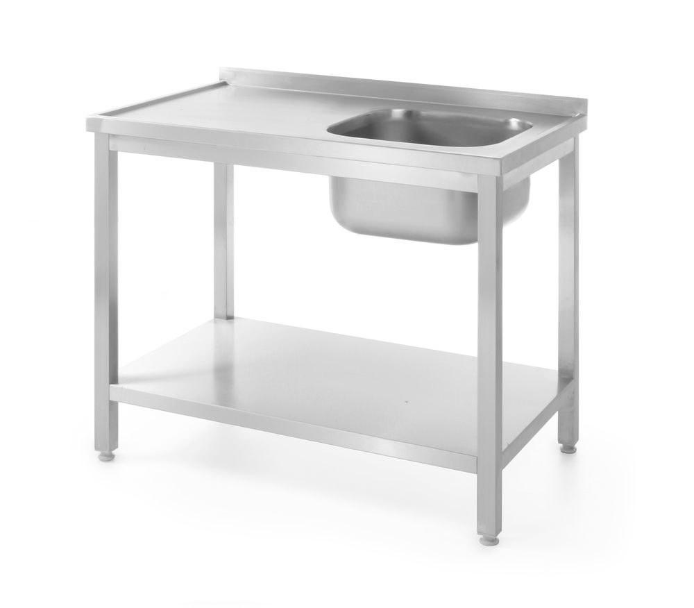 Sink table with shelf – bolted