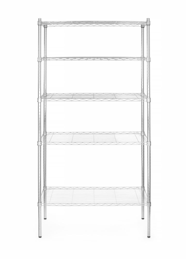 Storage rack with 5 shelves