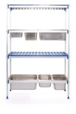 Aluminium storage rack for GN containers