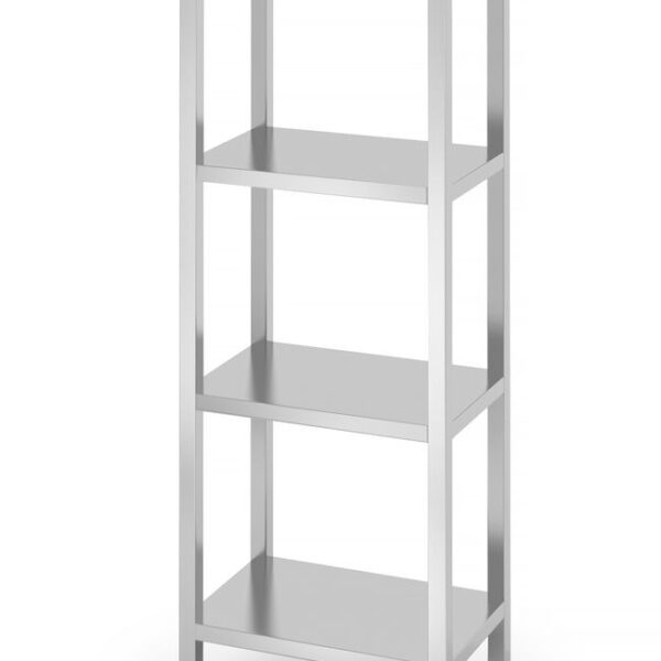 Storage rack with 4 full shelves – bolted