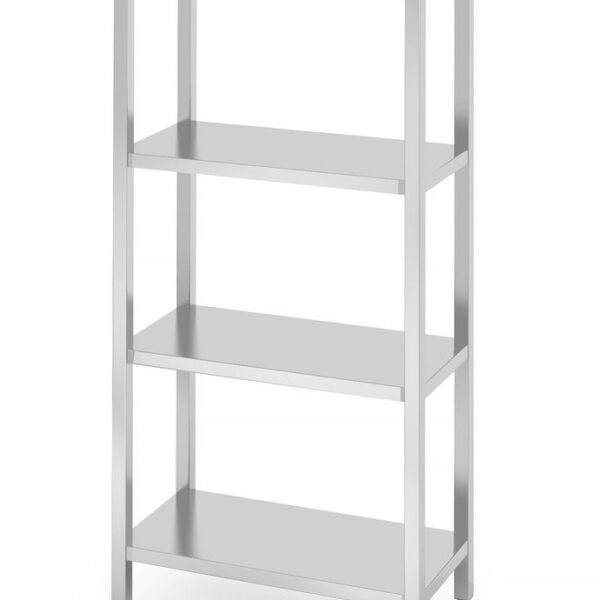 Storage rack with 4 full shelves – bolted