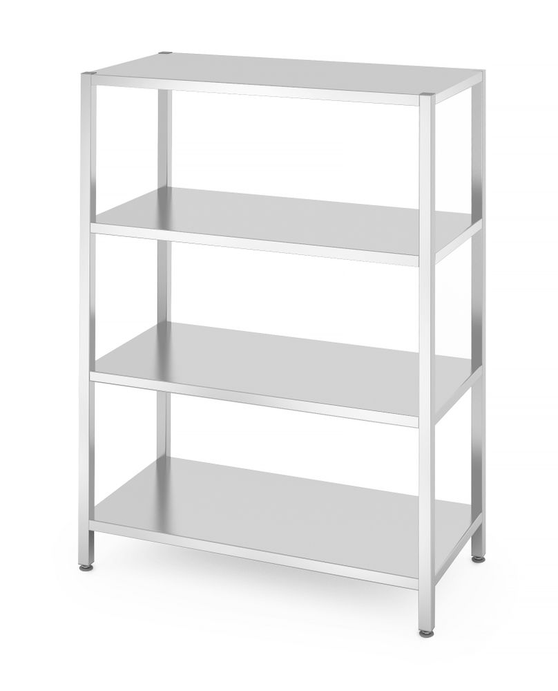 Storage rack with 4 full shelves – bolted