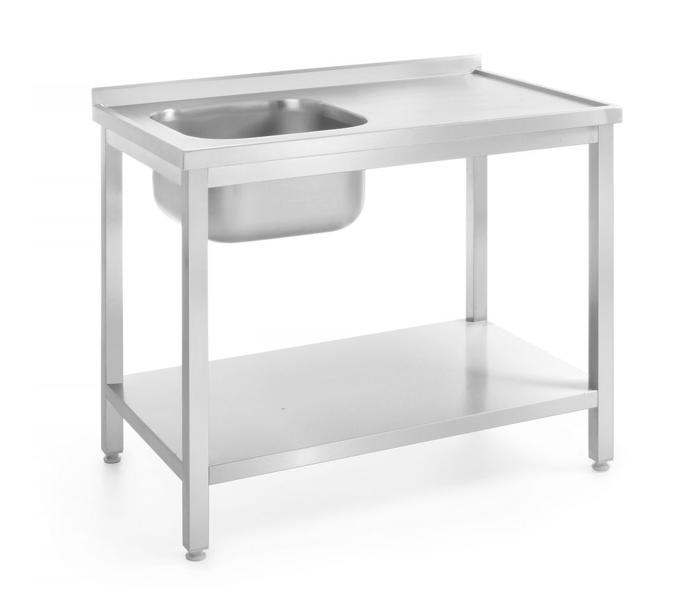 Sink table with shelf – bolted