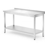 Wall table with a shelf – bolted