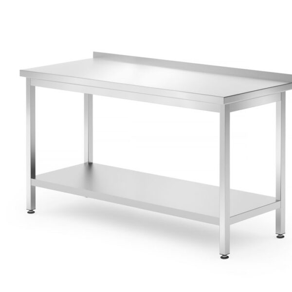 Wall table with a shelf – bolted