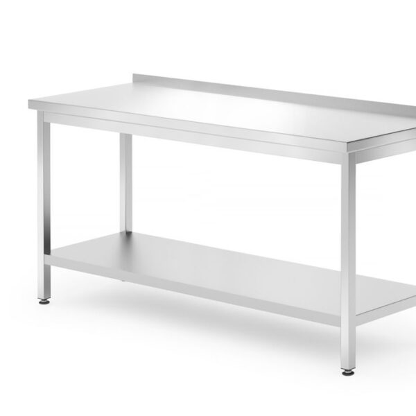 Wall table with a shelf – bolted