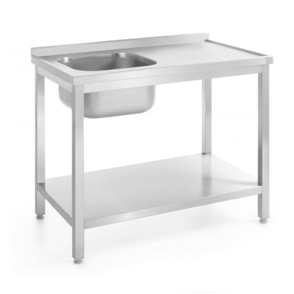 Sink table with shelf – bolted