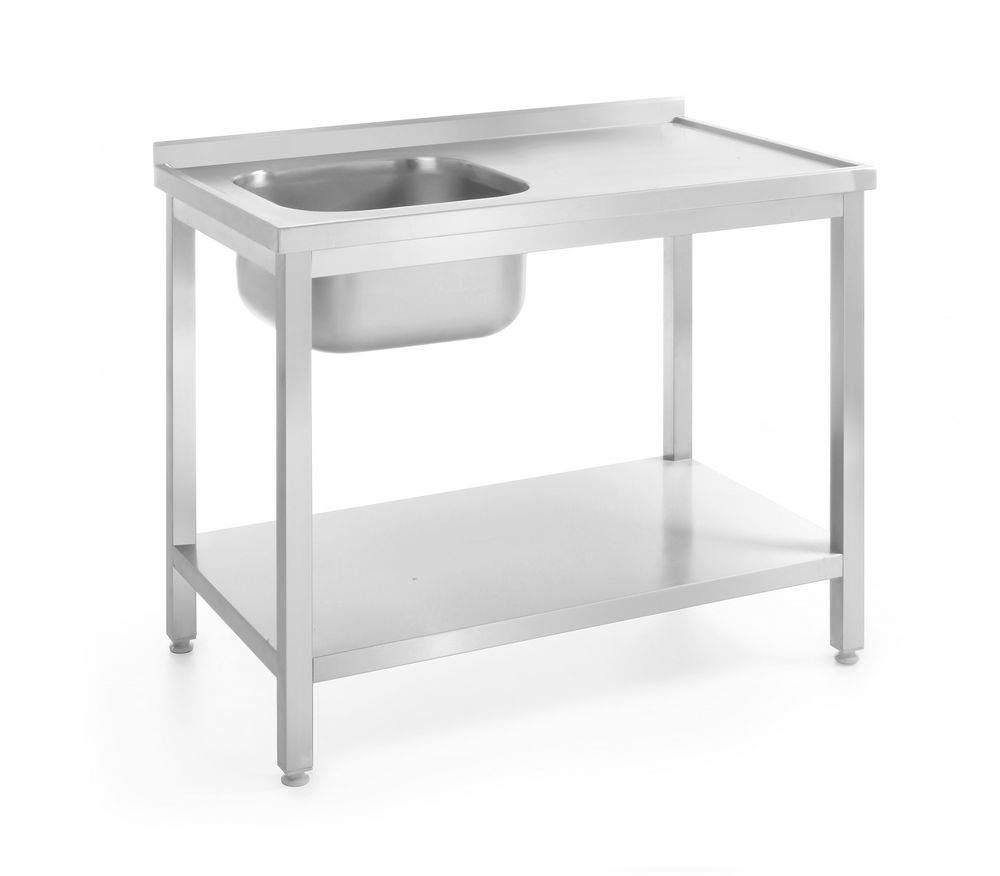 Sink table with shelf – bolted