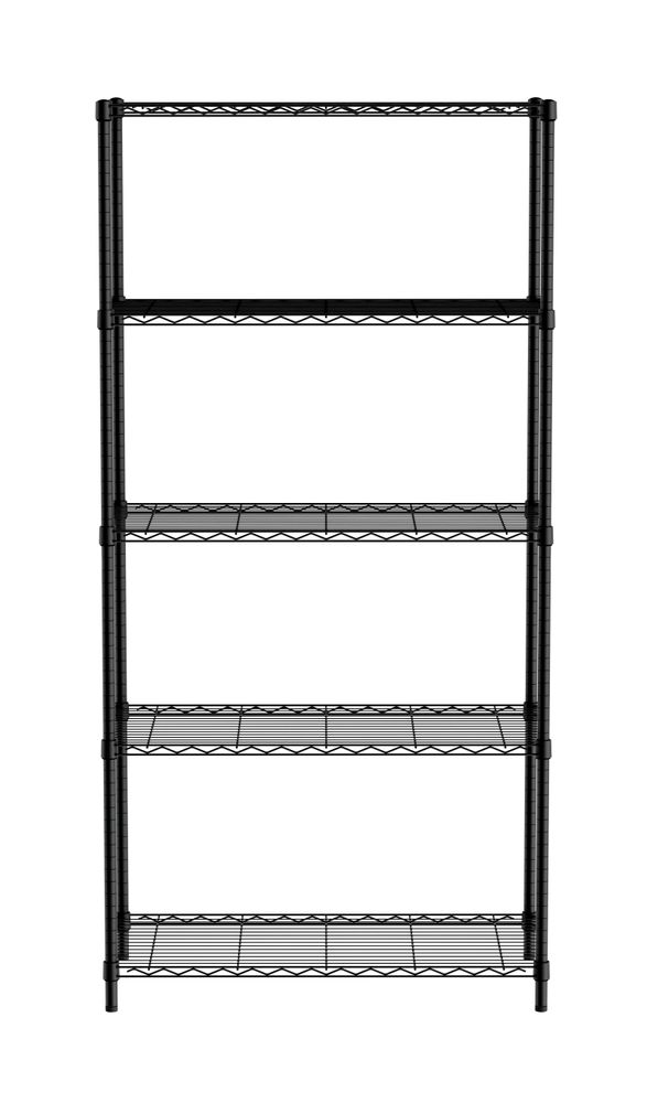 Storage rack with 5 shelves