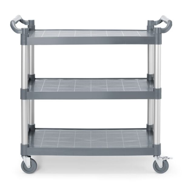 3-shelf polypropylene service cart
