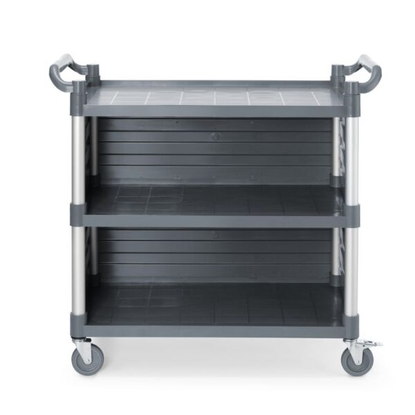 3-shelf polypropylene service cart