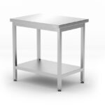 Central table with shelf – bolted