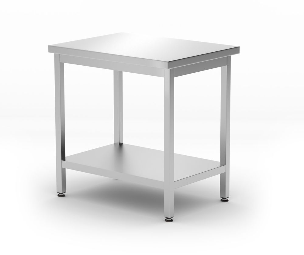 Central table with shelf – bolted