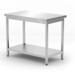 Central table with shelf – bolted