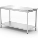 Central table with shelf – bolted
