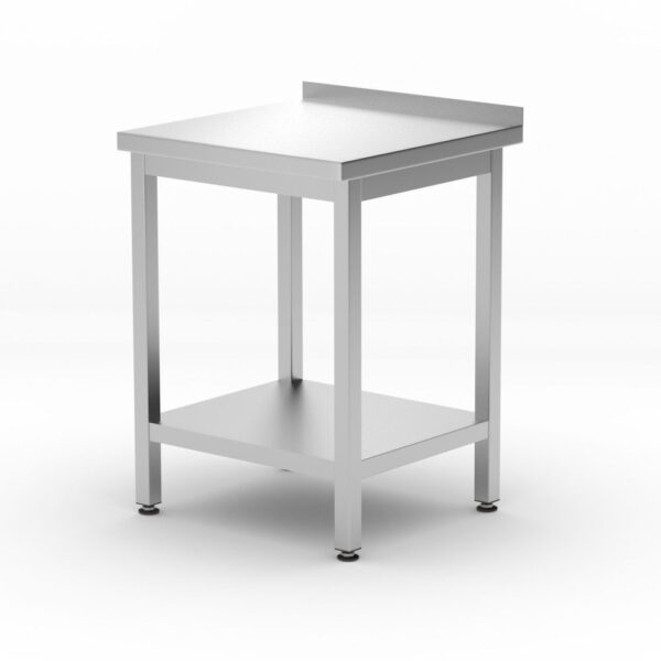 Wall table with shelf – bolted