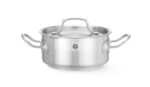 Stew pot low - with lid