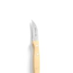 Paring knife with wooden handle