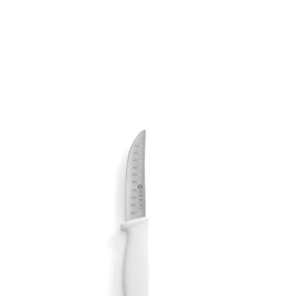 Universal knife with a Granton edge