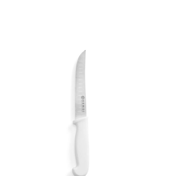 Universal knife with granton edge