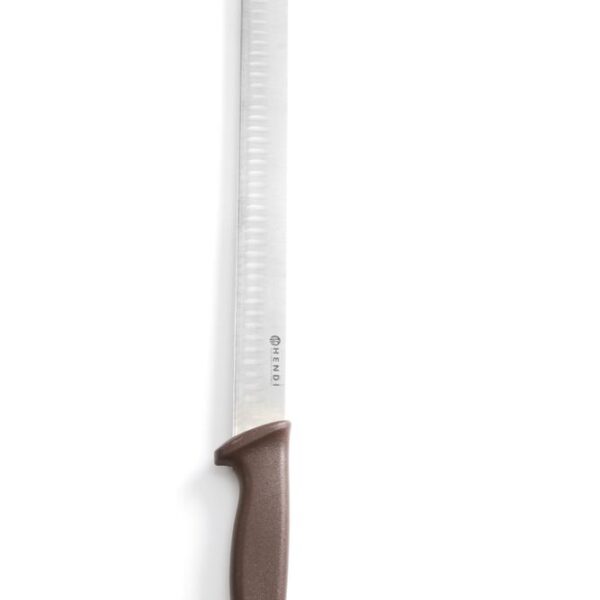Ham/salmon knife with granton edge