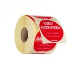 Food safety stickers