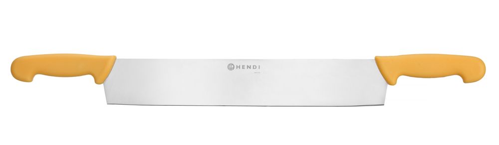 Double handled cheese knife