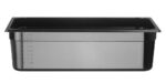 Container GN 1/1 black polycarbonate