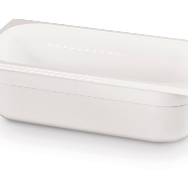 Container GN 1/3 white polycarbonate