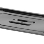 Lid for GN containers black polycarbonate