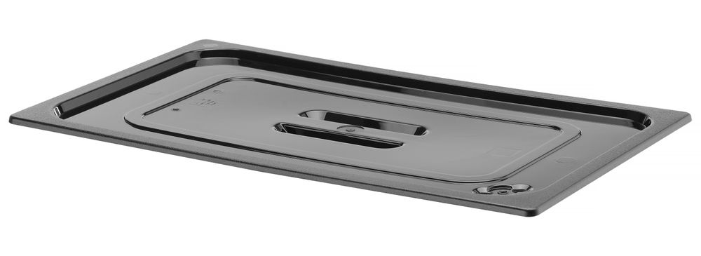 Lid for GN containers black polycarbonate