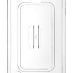 Lid for GN containers with sous vide stick recess