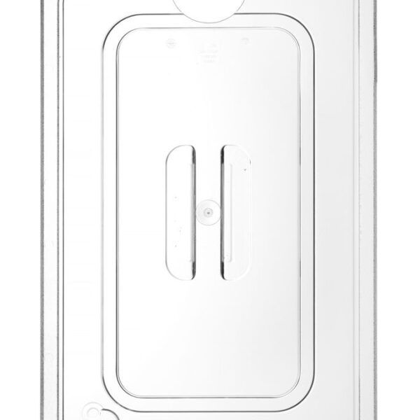 Lid for GN containers with sous vide stick recess