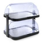 Roll-top cooling display