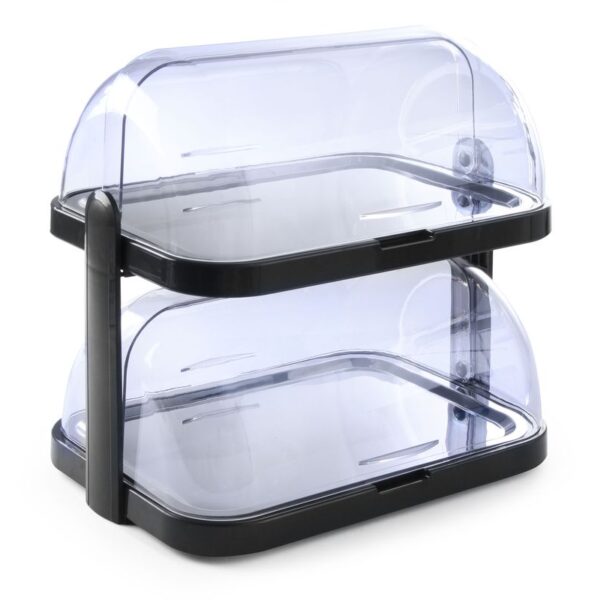 Roll-top cooling display