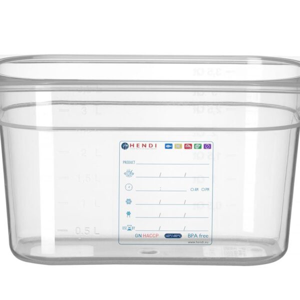 Container GN 1/4 HACCP