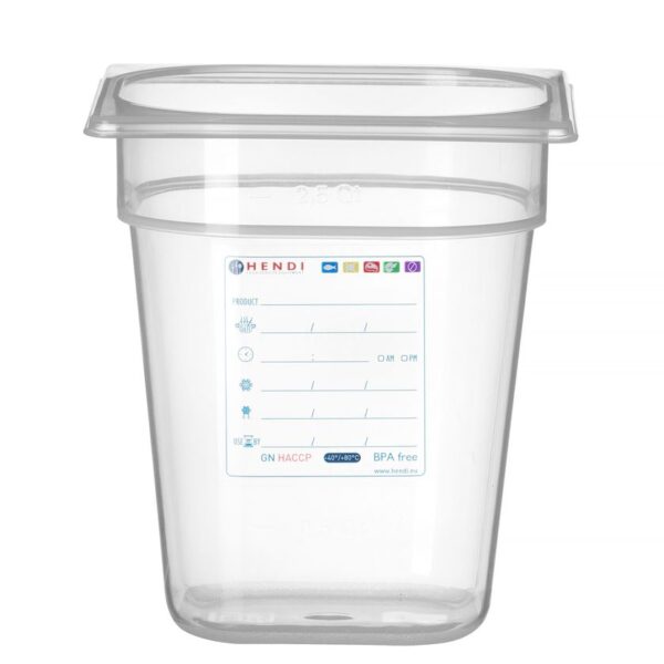 Container GN 1/6 HACCP