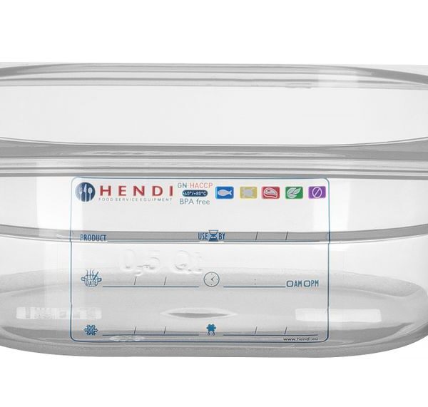 Container GN 1/6 HACCP