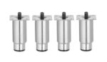 Set of 4 feet for refrigerators and freezers