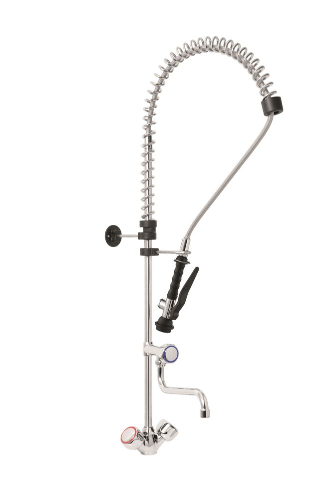 Tap with pull out rinser