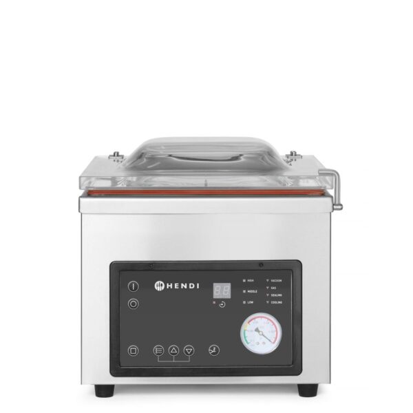 Vacuum chamber packaging machine