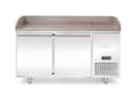 Pizza cooling table with granite worktop